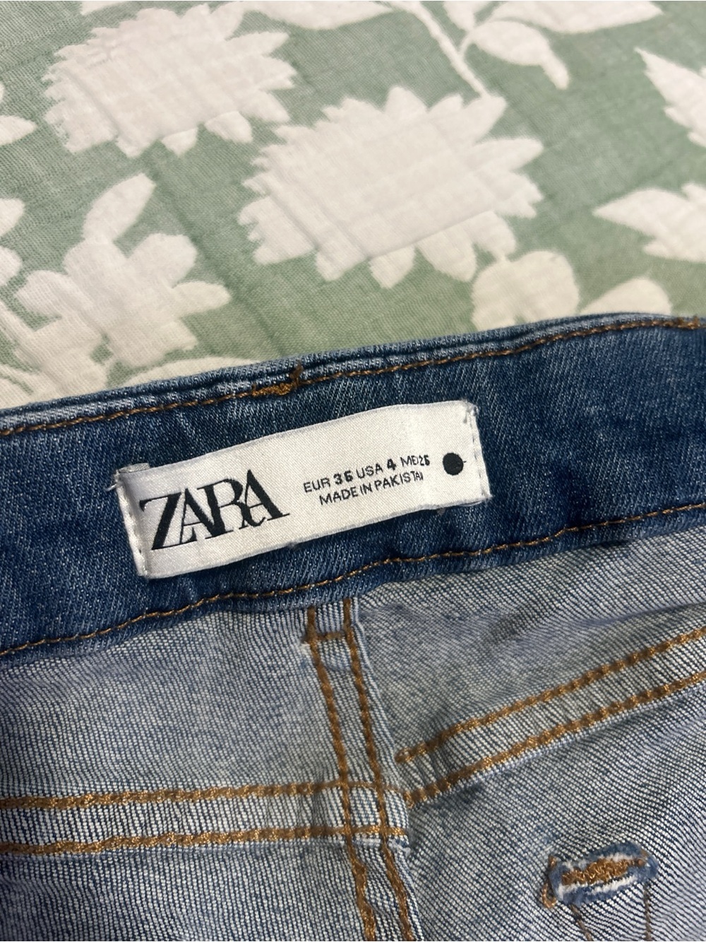 Zara Blue Denim Skinny Jeans Size EUR 36 / US 4 / MEX 26